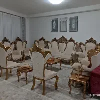 مبل سلطنتی ۱۲ نفره، کار سنگین، در حد نو|مبلمان خانگی و میز عسلی|تهران, آجودانیه|دیوار