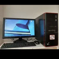 کیس کامپیوتر و مانیتور سالم در حد و...