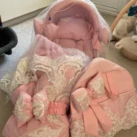 ست پرنسسی خوشگل کریل ،قنداق وساک