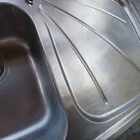 سینک ظرفشویی|آب‌چکان و نظم‌دهنده ظروف|گالیکش, |دیوار