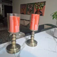 یک جفت شمعدان شیک ایکیا در حد نو