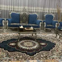 مبل سلطنتی ۹ نفره به همراه میز ناهار خوری ۶ نفره