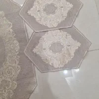 رومیزی ودوعددعسلی نسکافه ای نونوی هستند|پرده، رانر، رومیزی|تهران, خانی آباد نو شمالی|دیوار