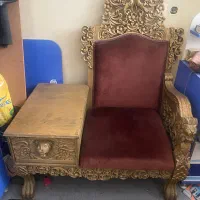 میز تلفن منبت کاری بسیار زیبا