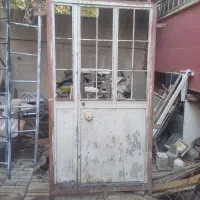 درب اهنی ابعاد 216×115و حفاظ شاخ گوزنی