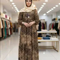 ساحلی پلنگی لاکچری. مانتو