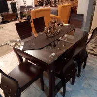 میز غذاخوری ۶نفره ترک بسیار تمیز|میز و صندلی غذاخوری|تنکابن, |دیوار
