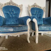 سلطنتی 9 نفره با عسلی و میز|مبلمان خانگی و میز عسلی|لردگان, |دیوار