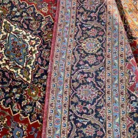 فرش ۹ متری دست بافت رنگ لاکی بافت کاشان|فرش|اصفهان, خواجو|دیوار