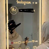 آینه اینستاگرامی آینه پینترستی آینه قدی بکلایت