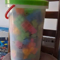 لگو قطعه بزرگ ۲۲۰ عدد .|اسباب‌‌بازی|تبریز, |دیوار