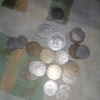 تعدادی سکه قدیمی کلکسیونی آمریکایی وایرانی|کلکسیون سکه، تمبر، اسکناس|یزد, |دیوار