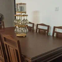 میز ناهارخوری هشت نفره چوب راش مارک چوبیران|میز و صندلی غذاخوری|حمیدیا, |دیوار