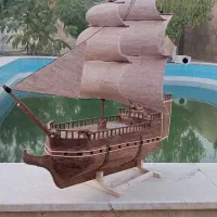 کشتی چوبی|مجسمه، تندیس، ماکت|مشهد, آزادشهر|دیوار