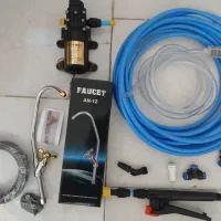 مجموعه آبرسانی و شستشو پمپ کمپر ۱۲ ولت سیار