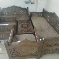 ست مبلمان سنتی|مبلمان خانگی و میز عسلی|شهرضا, |دیوار