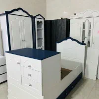 تخت و کمد ست در حد نو