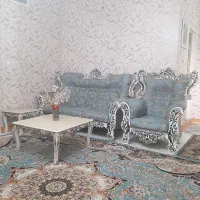 مبلمان ۷ نفره طرح سلطنتی +میز ،عسلی|مبلمان خانگی و میز عسلی|چهارباغ, |دیوار