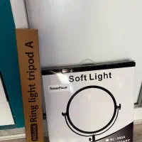 سافت لایت  golden power SL 360ARC با سه پایه