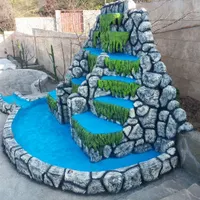 آبنما بتنی و سنگی|مجسمه، تندیس، ماکت|جویبار, |دیوار