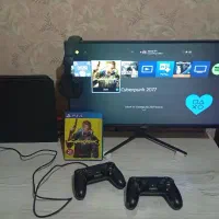 ps4 اسلیم ۱ ترابایت ۲ دسته|کنسول، بازی ویدئویی و آنلاین|رشت, ساغری سازان|دیوار