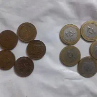 سکه های عتیقه ۲۵ تومانی و ۵ تومانی