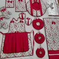 سرویس اشپزخانه ۱۳ تیکه گل یخ