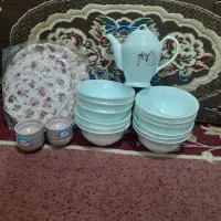 کاسه اکرپال دمکنی ۵تیکه  دیس کریستال