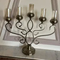 شمعدان ۵ شاخه کریستال