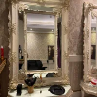 آینه باطرح چوب