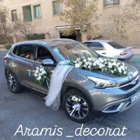 گل آرایی و دیزاین ماشین عروس