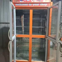 یخچال ویترینی فروشگاهی ایستاده ۴ درب