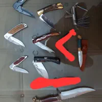 چاقو وکارد کوچک وبزرگ طبیعت گردی