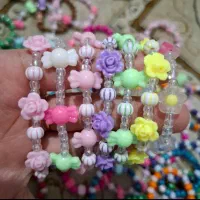 دستبند رنگی پاستیلی دخترانه مناسب هدیه دانش آموز|بدلیجات|تهران, ارامنه|دیوار