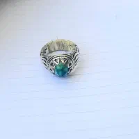 انگشتر نقره نگین فیروزه|جواهرات|بم, |دیوار