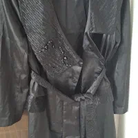 مانتو جنس ساتن خارجی  از کیش خریداری شده