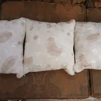 توری رو میزی و سفره  سفید گیپور دار
