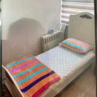 تخت خواب کودک تا ده سال همراه باتشک ساحل چوب