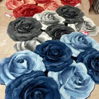 قالیچه گل رز زرباف