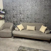 مبل تدی سه نفره و تک نفره رنگ طوسی