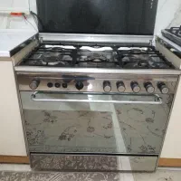 اجاق گاز فردار تمام استیل با دو تا جوجه گردان