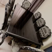 ناهارخوری چوبی مشکی|میز و صندلی غذاخوری|تبریز, |دیوار