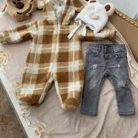 سرهمی نوزاد کلاه شلوار لی