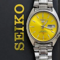 سیکو ۵ صفحه زرد خورشیدی خاص Seiko 5 Sports اورینت