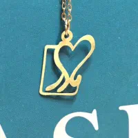 پلاک طلا قلب مادر