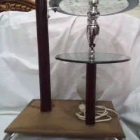 میز تلفن شیشه ای
