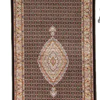فرش کناره تارا طرح ماهی خوی سرمه ای|فرش|دامغان, |دیوار