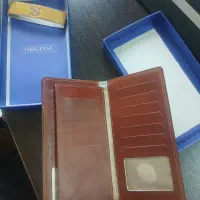 کیف پول چرم اصل سفارشی بانک مسکن|کیف، کفش، کمربند|زنجان, |دیوار