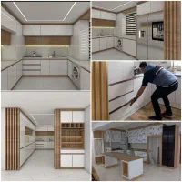 طراحی اجرا ،کابینت.کمد هیگلاس mdf مدرن سنتی سامان|خدمات پیشه و مهارت|شهرکرد, |دیوار
