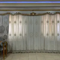 پرده کلاسیک به همراه کتیبه و زیره پرده